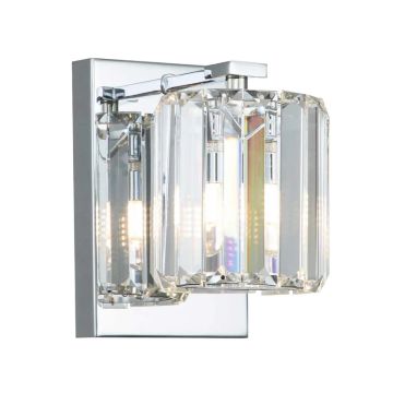 Quoizel LED Badkamerarmatuur Divine | 3W 3000K 300Lm 830 | IP44 | Polished Chrome