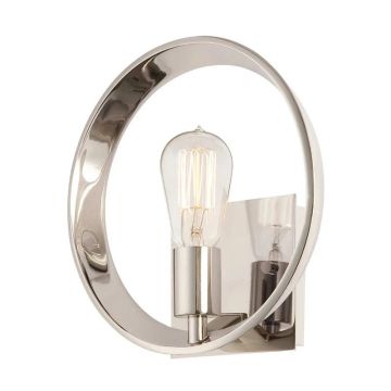 Quoizel LED Wandlamp Theater Row | 1X E27 Max 60W | Imperial Silver