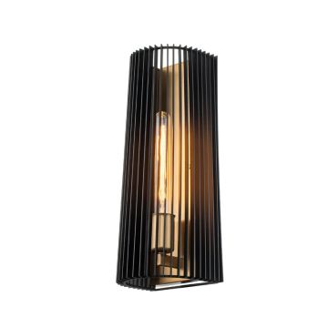 Kichler LED Wandlamp Linara | 1X E27 Max 60W | Black & Natural Brass
