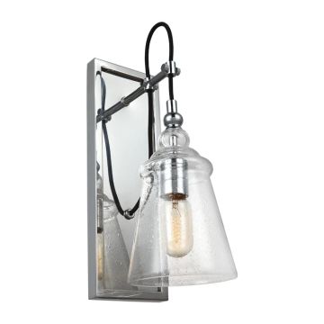 Feiss LED Wandlamp Loras | 1X E27 Max 60W | Chrome