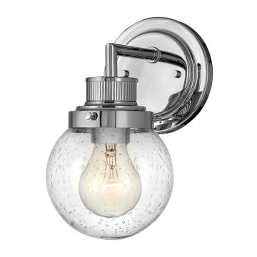 Hinkley LED Badkamerarmatuur Poppy | 1X E27 Max 60W | IP44 | Polished Chrome