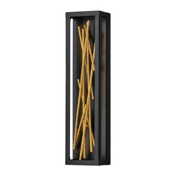 Hinkley LED Wandlamp Styx | 14W 3000K 1588Lm 830 | Black & Gilded Gold