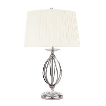 Elstead Lighting LED Tafellamp Aegean | 1X E27 Max 60W | Polished Nickel