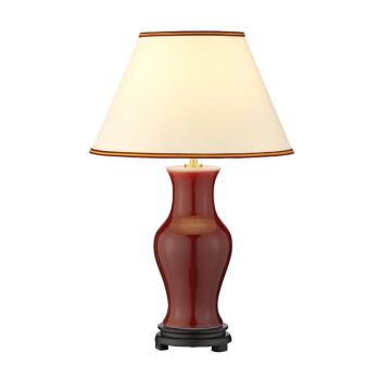 Elstead Lighting LED Tafellamp Oxblood | 1X E27 Max 60W | Oxblood