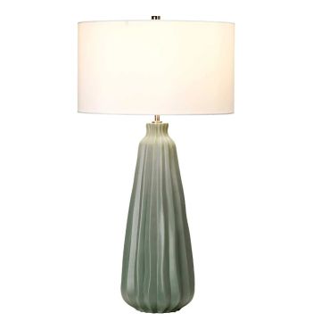 Elstead Lighting LED Tafellamp Kew | 1X E27 Max 60W | Sage Green