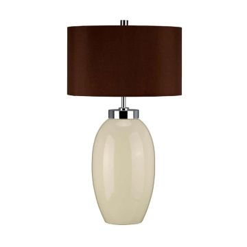 Elstead Lighting LED Tafellamp Victor | 1X E27 Max 60W | Cream