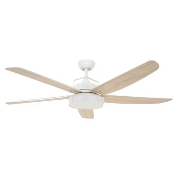 Beacon Lucci Air Louisville Plafondventilator | 157cm | Outdoor | Wit | Inclusief Lamp