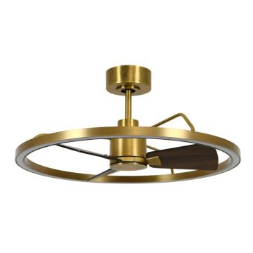 Plafondventilator Lucci Air Cessna | 70 cm | Indoor | Inclusief Lamp | Antiek messing