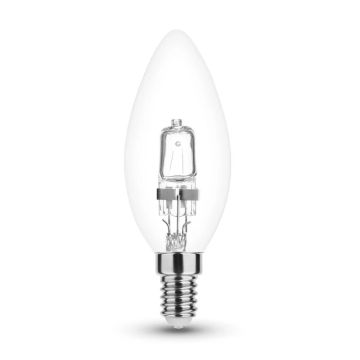 100x Modee E14 Halogeen Kaarslamp | 28W 2700K 370Lm | 220-240V Dimbaar