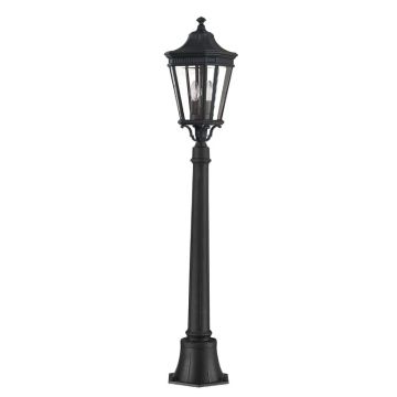 Feiss LED Tuin Pilaar Cotswold Lane | 2X E14 Max 60W | IP44 (Outdoor) | Black