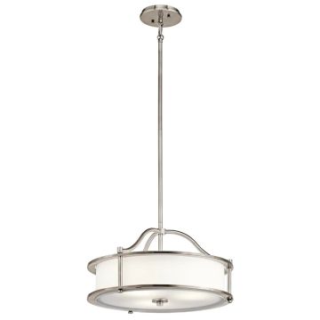 Kichler LED Hanglamp Emory | 3X E27 Max 60W | Dimbaar | Classic Pewter