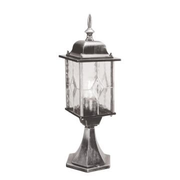Elstead Lighting Mini LED Tuin Pilaar Wexford | 1X E27 Max 60W | IP44 (Outdoor) | Black/Silver
