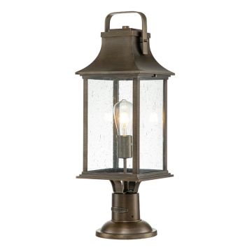Hinkley Mini LED Tuin Pilaar Grant | 1X E27 Max 60W | IP44 (Outdoor) | Burnished Bronze