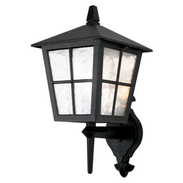 Elstead Lighting LED Wand Buitenlamp Canterbury | 1X E27 Max 60W | Dimbaar | Black