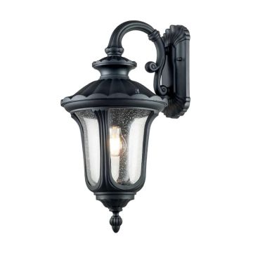 Elstead Lighting LED Wand Buitenlamp Chicago | 1X E27 Max 60W | IP44 | Dimbaar | Textured Black