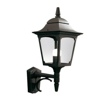 Elstead Lighting LED Wand Buitenlamp Chapel | 1X E27 Max 60W | IP44 | Dimbaar | Black