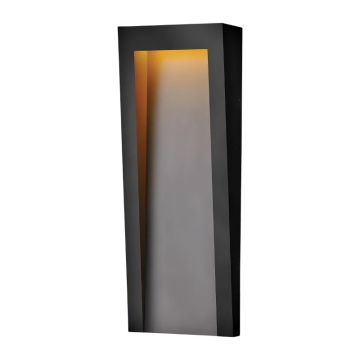 Hinkley LED Wand Buitenlamp Taper | 10.5W 3000K 860Lm 830 | IP44 | Dimbaar | Textured Black