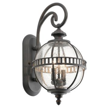 Kichler LED Wand Buitenlamp Halleron | 2X E14 Max 40W | IP44 | Dimbaar | Londonderry