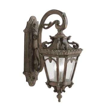 Kichler LED Wand Buitenlamp Tournai | 3X E14 Max 60W | IP44 | Dimbaar | Londonderry