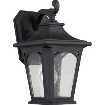 Quoizel LED Wand Buitenlamp Bedford | 1X E27 Max 60W | IP44 | Dimbaar | Mystic Black