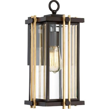 Quoizel LED Wand Buitenlamp Goldenrod | 1X E27 Max 60W | IP44 | Dimbaar | Western Bronze