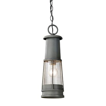 Feiss LED Buiten Hanglamp Chelsea Harbor | 1X E27 Max 60W | Dimbaar | Storm Cloud