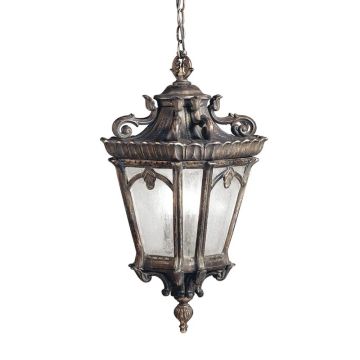 Kichler LED Buiten Hanglamp Tournai | 4X E27 Max 60W | IP44 | Dimbaar | Londonderry