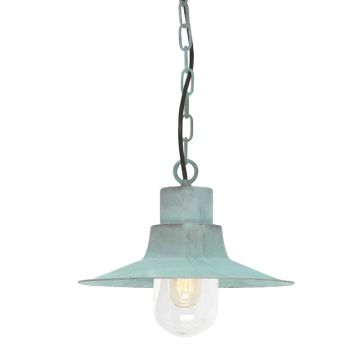 Elstead Lighting LED Buiten Hanglamp Sheldon | 1X E27 Max 60W | IP44 | Dimbaar | Verdigris