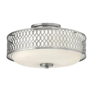 Hinkley/ Fredrick Ramond LED Plafondlamp Jules | 3X E27 Max 60W | Dimbaar | Brushed Nickel