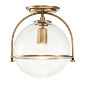 Hinkley LED Plafondlamp Somerset | 1X E27 Max 60W | Dimbaar | Heritage Brass