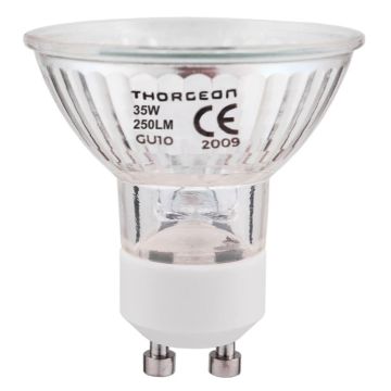 Thorgeon GU10 Halogeen Spot | 35W 220V 2700K 38° | Ø50mm Dimbaar