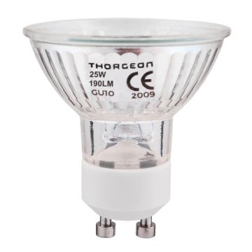 Thorgeon GU10 Halogeen Spot | 25W 220V 2700K 38° | Ø50mm Dimbaar