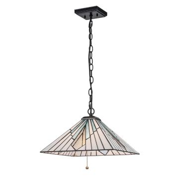 Elstead Lighting Tifanny LED Hanglamp Alderley | 2X E27 Max 60W | Dimbaar | Vintage Bronze