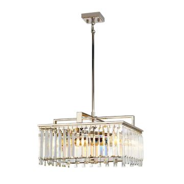 Elstead Lighting LED Kroonluchter | 4X E27 Max 60W | Dimbaar | Polished Nickel