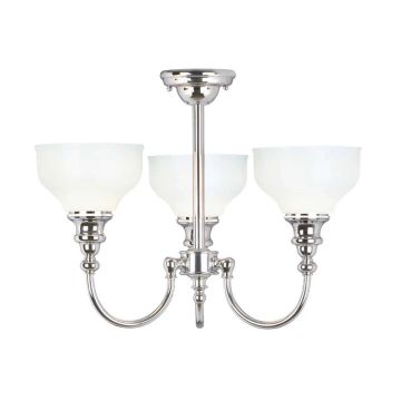 Elstead Lighting LED Badkamer Hanglamp Cheadle | 3W 3000K 900Lm 830 | IP44 | Dimbaar | Polished Chrome