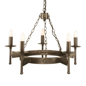 Elstead Lighting LED Kroonluchter | 5X E14 Max 60W | Dimbaar | Old Bronze