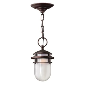 Hinkley LED Buiten Hanglamp Reef | 1X E27 Max 60W | Dimbaar | Victorian Bronze