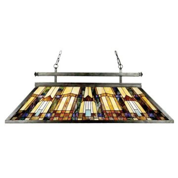 Quoizel Tifanny LED Kroonluchter | 3X E27 Max 60W | Dimbaar | Valiant Bronze