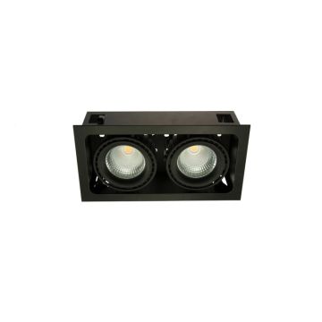 MacBright LED Downlighter | 40W 3000K 3.942Lm | IP20 | DALI Dimbaar | Squat 2-LED
