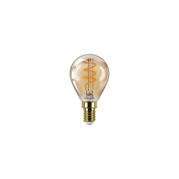 10x Philips E14 LED Kogellamp | 2.6W 1800K 220V/240V 818 | 136lm Ø46mm Dimbaar
