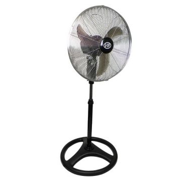 VB tools Statiefventilator - 45CM - Zwart - 3 Standen