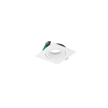 Sylvania 0005310 Ludospot 50 Housings LUDOSPOT 50 H SR X1 C WHT LUDOSPOT 50 HOUSING SQUARE RECT X1 CARDAN WHT