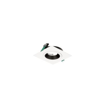 Sylvania 0005317 Ludospot 50 Housings LUDOSPOT 50 H S 110 T WHT BLK LUDOSPOT 50 HOUSING SQUARE 110MM TILT WHT BLK