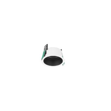 Sylvania 0005318 Ludospot 50 Housings LUDOSPOT 50 H R 85 T WHT BLK LUDOSPOT 50 HOUSING ROUND DECO 85MM TILTWHT BLK
