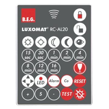 BEG Luxomat Onderdeel | IR afstandsbediening AL20 Plafondmontage -
