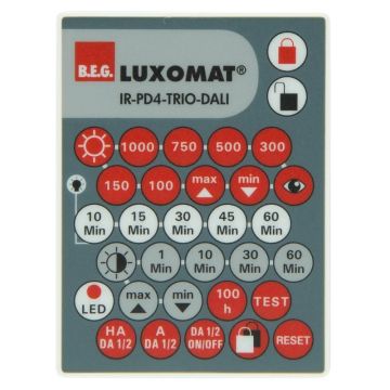BEG Luxomat Onderdeel | IR afstandsbediening PD4-TRIO-DALI Plafondmontage -