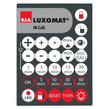 BEG Luxomat Onderdeel | IR afstandsbediening CdS Plafondmontage -