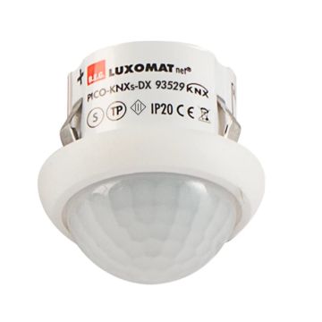BEG Luxomat Bewegingsmelder | Mini Aanwezigheidsmelder DX 360° IB wit IP20 KNX Secure 10m 4Kanaal
