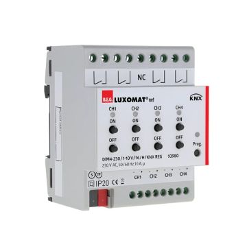 BEG Luxomat Lichtregeleenheid Bussysteem | Module voor DIN-rail DIM REG wit IP20 93980