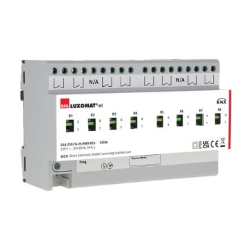 BEG Luxomat Schakelactor | DIN-rail montage grijs IP20 KNX 8Kanaal